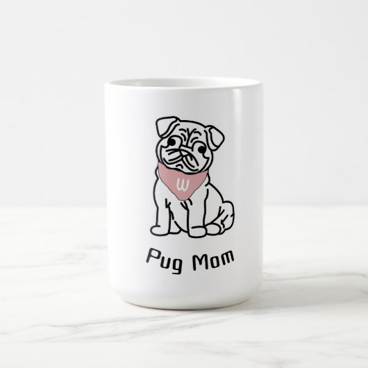MOPS-MAMA - ANFANG DES KUNDENHUNDES KAFFEETASSE (Mittel)