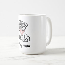 MOPS-MAMA - ANFANG DES KUNDENHUNDES KAFFEETASSE