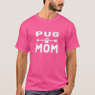 Mops-Mama Holländischer Bulldoggenhund Mops-Besitz T-Shirt