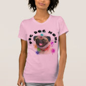 Mops Mama Hund Beste Hundemutter je T-Shirt (Vorderseite)