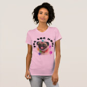 Mops Mama Hund Beste Hundemutter je T-Shirt (Vorne ganz)