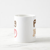 Mops-Mama (Hundezucht) Kaffeetasse (Mittel)