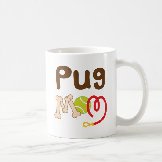 Mops-Mama (Hundezucht) Kaffeetasse (Rechts)