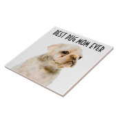 Mops Mama Keramik Tile Fliese (Seite)