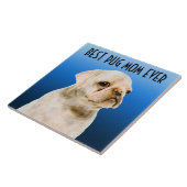 Mops Mama Keramik Tile Fliese (Seite)