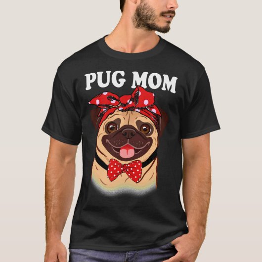 Mops-Mama Klassiker 581 T-Shirt (Vorderseite)