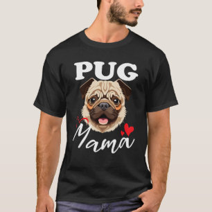 Mops Mama Lieben sein Hundin T-Shirt