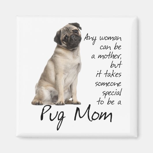 Mops Mama Magnet (Vorne)