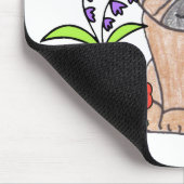 Mops-Mama Mousepad (Ecke)