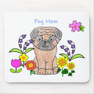 Mops-Mama Mousepad
