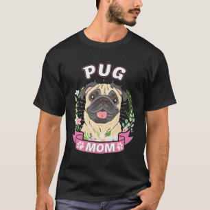 Mops Mama Muttertag T-Shirt