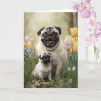 Mops-Mama Muttertagsliebe Karte