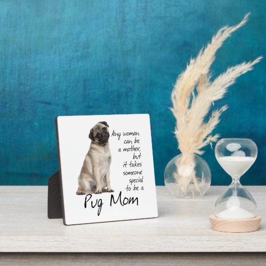 Mops Mama Plaque Fotoplatte (InSitu)