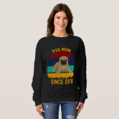 Mops Mama Seit 2016 - Funny Dogs Quotes Classic T- Sweatshirt (Vorne ganz)