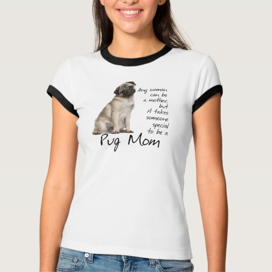 Mops Mama Shirt (Vorderseite)