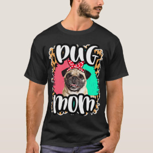 Mops-Mama süße Möpse Hundebesitzer Liebhaber lusti T-Shirt