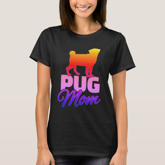 Mops Mama T-Shirt (Vorderseite)