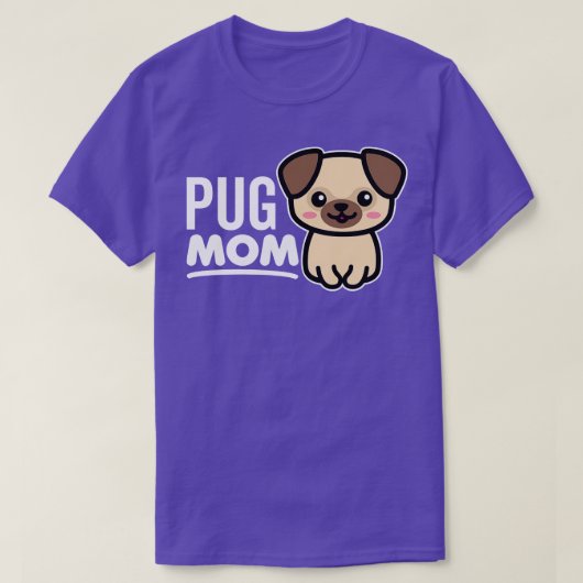 Mops Mama T-Shirt (Design vorne)