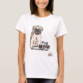 Mops MAMA T-Shirt (Vorderseite)