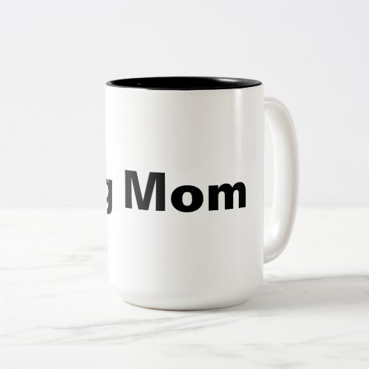 Mops Mama Tasse (VorderseiteRechts)