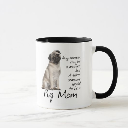 Mops-Mama-Tasse Tasse (Rechts)