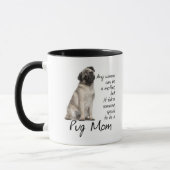 Mops-Mama-Tasse Tasse (Links)
