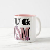 Mops MAMA Zweifarbige Tasse (VorderseiteRechts)