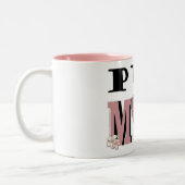 Mops MAMA Zweifarbige Tasse (Links)