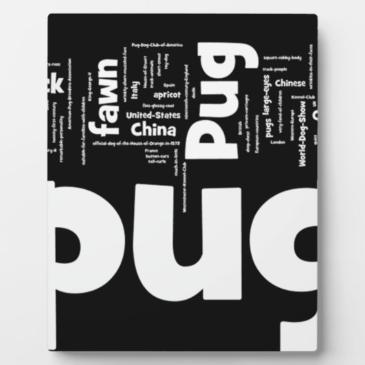 Mops mashup.png fotoplatte (Vorderseite)