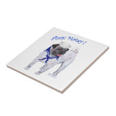 Mops-Matrose Fliese (Seite)