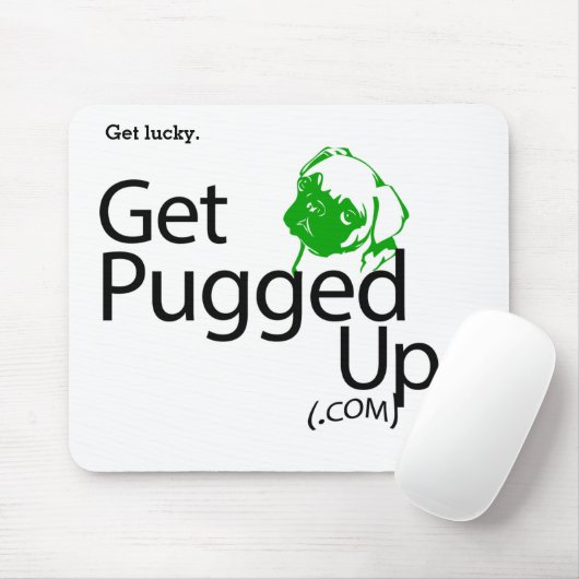 Mops-Mausunterlage - erhalten Sie glücklich Mousepad (Mit Mouse)