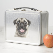 Mops Metall Brotdose (Beispiel)