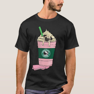 Mops-Milchshake-Tasse T-Shirt