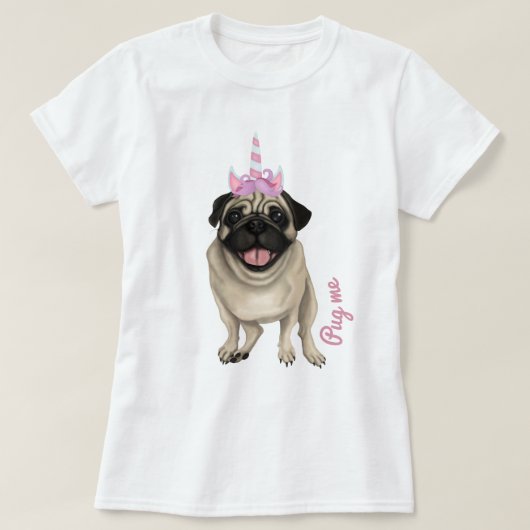 Mops mir T - Shirt (Design vorne)