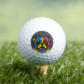 Mops mit 3 Tönen Golfball (Insitu T-Shirt)