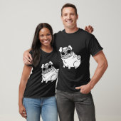 Mops-mit Augen klassischer T - Shirt 463 (Unisex)