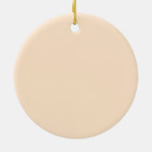 Mops mit Brille Keramik Ornament (Hinten)