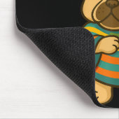 Mops mit Cinco de Mayo-Geste  Mousepad (Ecke)
