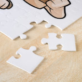 Mops mit Kaffee zum Mitnehmen Puzzle (Seite)