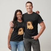Mops mit Snack-Kraft T-Shirt (Unisex)