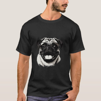 Mops mit Sonnenbrille T-Shirt