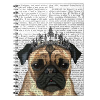 Mops mit Tiara