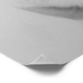Mops mit Toilettenpapier Poster (Ecke)