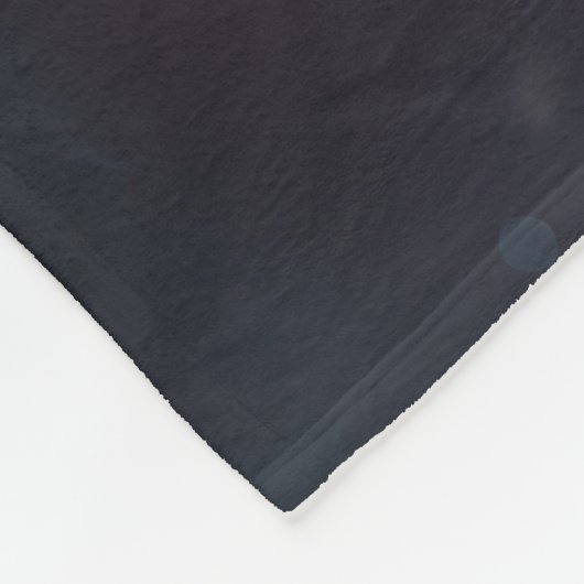 Mops mit Weihnachtsmann Weihnachten Fleecedecke (Ecke)