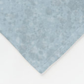 Mops mit Ziegenfarbe Hund mit Individuelle Name bl Fleecedecke (Ecke)