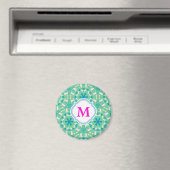 Mops Modern Muster / Pug-Muster Magnet (In Situ (Geschirrspüler))