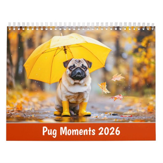 Mops-Momente 2026 – Ein Jahr voller Charme und Sch Kalender (Titelbild)