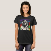 Mops Mops Carlin Dog Rasse 10 T-Shirt (Vorne ganz)