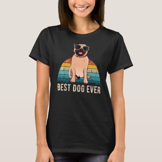 Mops Mops Carlin Dog Rasse 11 T-Shirt (Vorderseite)
