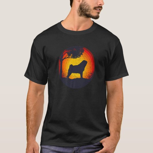 Mops Mops Carlin Dog Rasse 21 T-Shirt (Vorderseite)